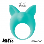 Зеленое эрекционное кольцо Kitten Kyle - Lola Games - в Орске купить с доставкой