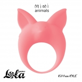 Оранжевое эрекционное кольцо Kitten Kyle - Lola Games - в Орске купить с доставкой