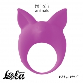 Фиолетовое эрекционное кольцо Kitten Kyle - Lola Games - в Орске купить с доставкой