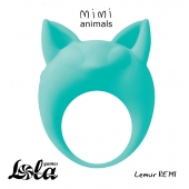 Зеленое эрекционное кольцо Lemur Remi - Lola Games - в Орске купить с доставкой