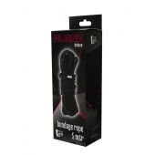 Черная веревка для шибари DELUXE BONDAGE ROPE - 5 м. - Dream Toys - купить с доставкой в Орске