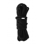 Черная веревка для шибари DELUXE BONDAGE ROPE - 5 м. - Dream Toys - купить с доставкой в Орске