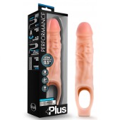 Телесный реалистичный фаллоудлинитель 9 Inch Silicone Cock Sheath Penis Extender - 22,86 см. - Blush Novelties - в Орске купить с доставкой