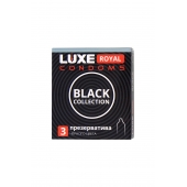 Черные презервативы LUXE Royal Black Collection - 3 шт. - Luxe - купить с доставкой в Орске