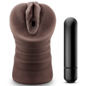 Коричневый мастурбатор-вагина Hot Chocolate Brianna - Blush Novelties - в Орске купить с доставкой