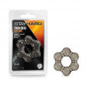 Дымчатое эрекционное кольцо Stay Hard Thick Bead Cock Ring - Blush Novelties - в Орске купить с доставкой