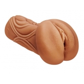 Кофейный мастурбатор-вагина Dumpling - Lola Games - в Орске купить с доставкой