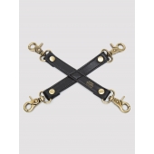 Черный фиксатор для манжет Bound to You Faux Leather Hogtie - Fifty Shades of Grey - купить с доставкой в Орске