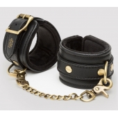 Черные наручники Bound to You Faux Leather Wrist Cuffs - Fifty Shades of Grey - купить с доставкой в Орске