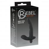 Черный вибромассажер простаты Naughty Finger Prostate Vibe - 13,8 см. - Orion - в Орске купить с доставкой