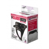 Черный пояс для насадок CLASS STRAP Restyling - LOVETOY (А-Полимер) - купить с доставкой в Орске