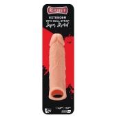 Телесная насадка EXTENDER WITH BALL STRAP 6.5 - 17 см. - Dream Toys - в Орске купить с доставкой