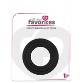 Набор из 3 эрекционных колец SILICONE COCKRINGS - Dream Toys - в Орске купить с доставкой