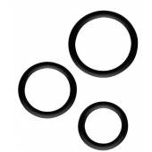 Набор из 3 эрекционных колец SILICONE COCKRINGS - Dream Toys - в Орске купить с доставкой
