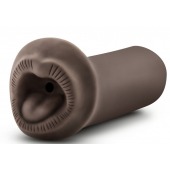 Коричневый мастурбатор-ротик Naughty Nicole - Blush Novelties - в Орске купить с доставкой