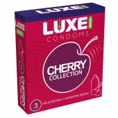 Презервативы с ароматом вишни LUXE Royal Cherry Collection - 3 шт. - Luxe - купить с доставкой в Орске