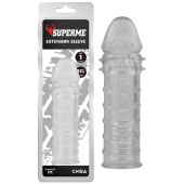Прозрачная реалистичная насадка на пенис Extra Texture Sleeve - 16,2 см. - Chisa - в Орске купить с доставкой