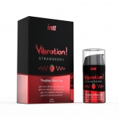 Жидкий интимный гель с эффектом вибрации Vibration! Strawberry - 15 мл. - INTT - купить с доставкой в Орске