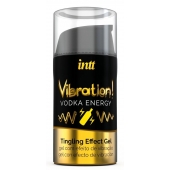 Жидкий интимный гель с эффектом вибрации Vibration! Vodka Energy - 15 мл. - INTT - купить с доставкой в Орске