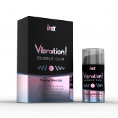 Жидкий интимный гель с эффектом вибрации Vibration! Bubble Gum - 15 мл. - INTT - купить с доставкой в Орске