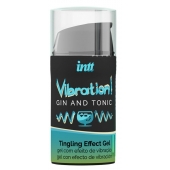 Жидкий интимный гель с эффектом вибрации Vibration! Gin   Tonic - 15 мл. - INTT - купить с доставкой в Орске