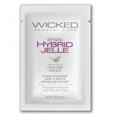 Гель-лубрикант на водно-силиконовой основе Simply Hybrid Jelle - 3 мл. - Wicked - купить с доставкой в Орске