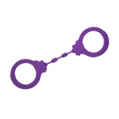 Фиолетовые силиконовые поножи Limitation - Lola Games - купить с доставкой в Орске
