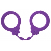 Фиолетовые силиконовые поножи Limitation - Lola Games - купить с доставкой в Орске
