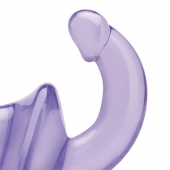 Фиолетовый безремневой страпон Strapless Strap-On - Lux Fetish - купить с доставкой в Орске