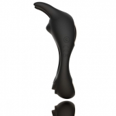 Черное эрекционное кольцо с двумя моторами Zeus Dual Vibe Cock Ring - FeelzToys - в Орске купить с доставкой
