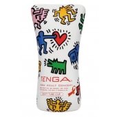 Мастурбатор-туба Keith Haring Soft Tube CUP - Tenga - в Орске купить с доставкой