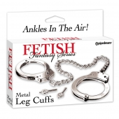 Металлические наручники Metal Leg Cuffs - Pipedream - купить с доставкой в Орске