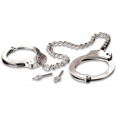 Металлические наручники Metal Leg Cuffs - Pipedream - купить с доставкой в Орске