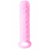 Розовый фаллоудлинитель Homme Long - 13,5 см. - Lola Games - в Орске купить с доставкой