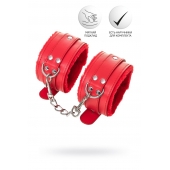 Красные оковы Anonymo из искусственной кожи - ToyFa - купить с доставкой в Орске Красные оковы Anonymo из искусственной кожи - ToyFa - купить с доставкой в Орске