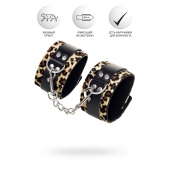 Оковы Anonymo с анималистическим принтом - ToyFa - купить с доставкой в Орске Оковы Anonymo с анималистическим принтом - ToyFa - купить с доставкой в Орске