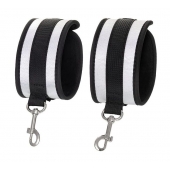 Серебристо-черные оковы Anonymo - ToyFa - купить с доставкой в Орске Серебристо-черные оковы Anonymo - ToyFa - купить с доставкой в Орске