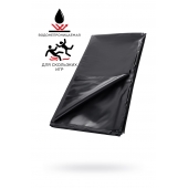 Черная простыня для секса из ПВХ - 220 х 200 см. - ToyFa - купить с доставкой в Орске Черная простыня для секса из ПВХ - 220 х 200 см. - ToyFa - купить с доставкой в Орске