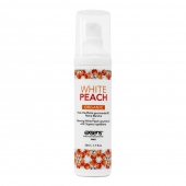 Разогревающее массажное масло Gourmet White Peach Organic с органическими ингредиентами - 50 мл. - Exsens - купить с доставкой в Орске