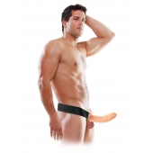 Полый страпон 8  Hollow Strap-On телесного цвета - 19 см. - Pipedream - купить с доставкой в Орске