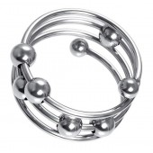 Большое металлическое кольцо под головку пениса - ToyFa - купить с доставкой в Орске