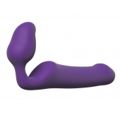 Фиолетовый безремневой страпон Queens L - Adrien Lastic - купить с доставкой в Орске