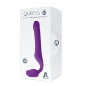 Лиловый безремневой страпон Queens M - Adrien Lastic - купить с доставкой в Орске