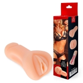 Телесный реалистичный мастурбатор в виде вагины - Bior toys - в Орске купить с доставкой