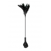 Двусторонний стек-щекоталка Sweet Caress Feather Whip - 58 см. - Sweet Caress - купить с доставкой в Орске