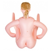 Надувная секс-кукла с реалистичной головой и поднятыми ножками - ToyFa - в Орске купить с доставкой