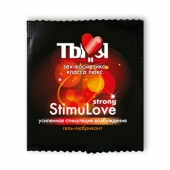 Разогревающий гель-лубрикант Stimulove Strong в одноразовой упаковке - 4 гр. - Биоритм - купить с доставкой в Орске