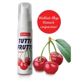 Гель-смазка Tutti-frutti с вишнёвым вкусом - 30 гр. - Биоритм - купить с доставкой в Орске