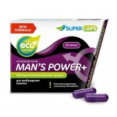 Возбуждающее средство для мужчин Mans Power plus - 10 капсул (0,35 гр.) +1 в подарок - SuperCaps - купить с доставкой в Орске