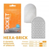 Карманный мастурбатор HEXA-BRICK - Tenga - в Орске купить с доставкой